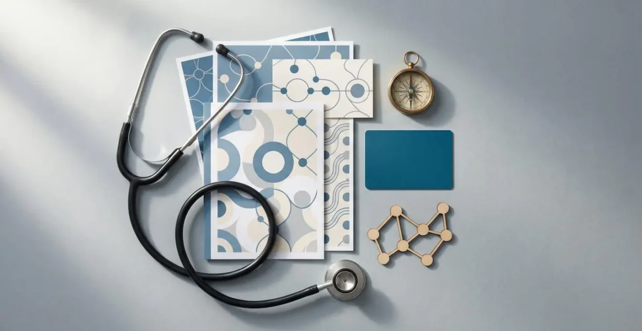 Concept visuel du parcours de soins coordonné et optimisation des remboursements de santé