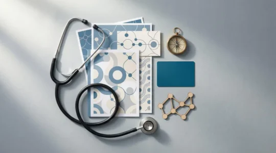 Concept visuel du parcours de soins coordonné et optimisation des remboursements de santé