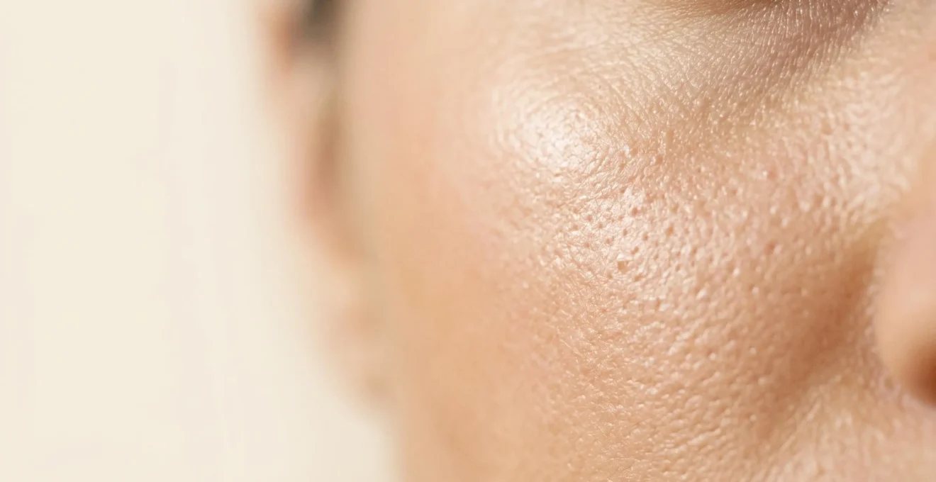 Peau radieuse illustrant le processus de régénération cellulaire et de renouvellement